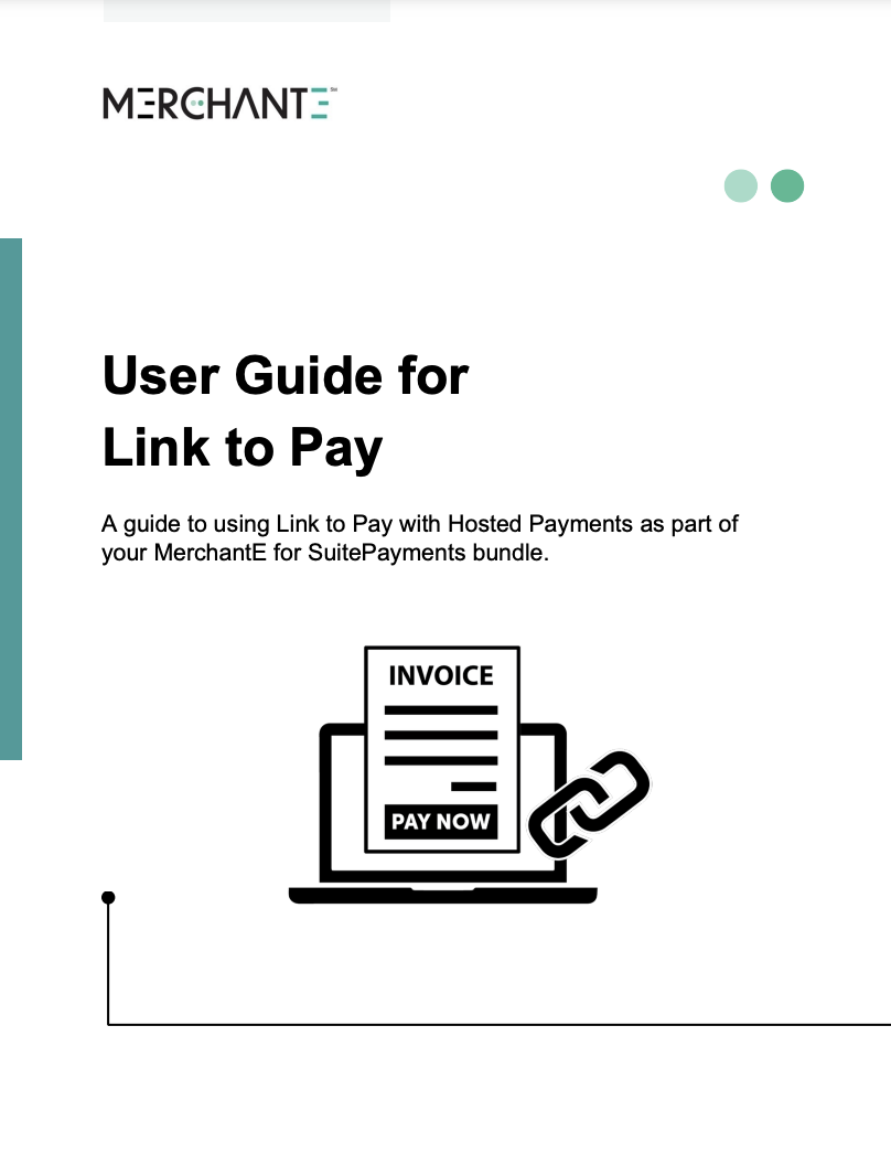 User Guide for Link to Pay