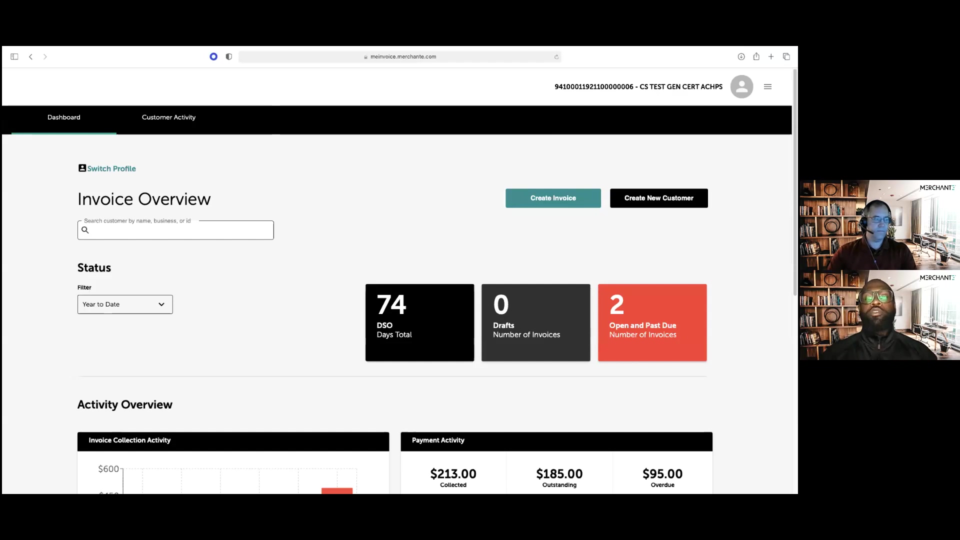 MerchantE Invoice Demo Video